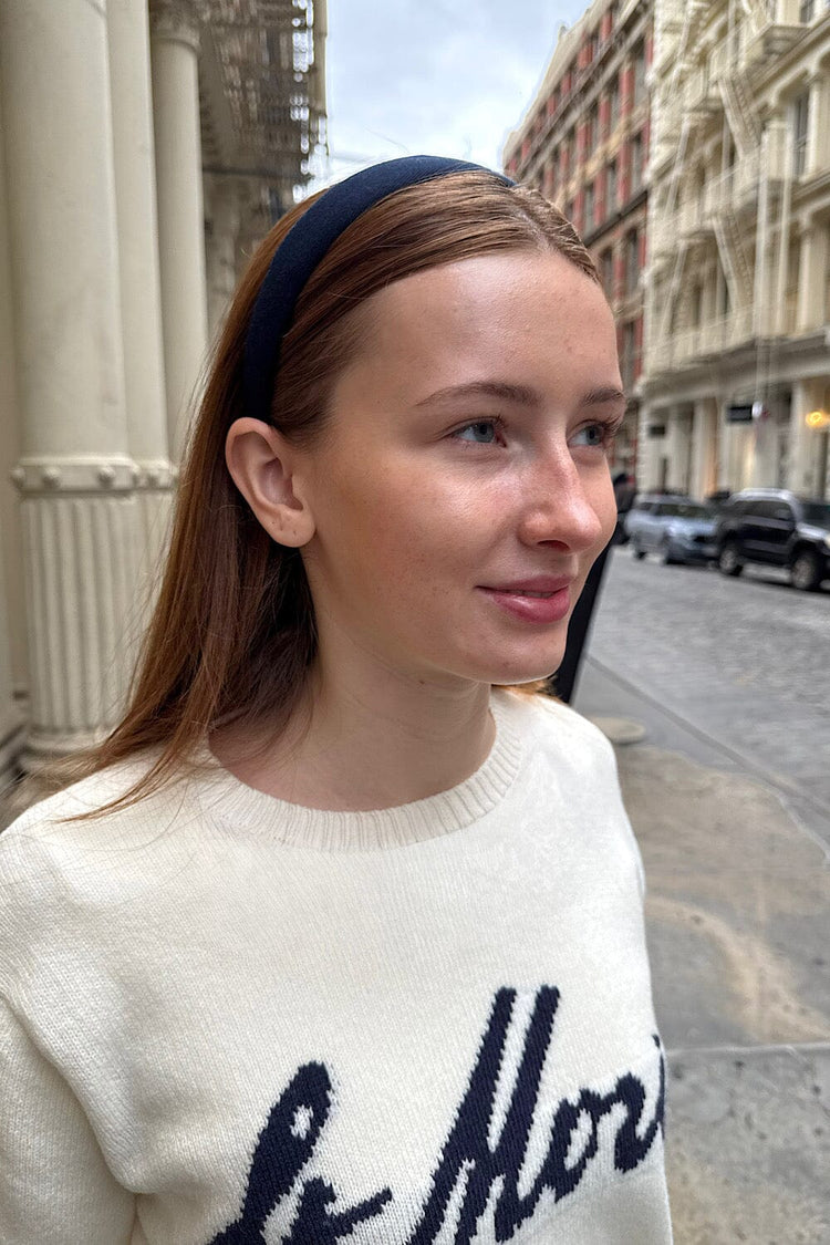 Solid Headband | Classic Navy