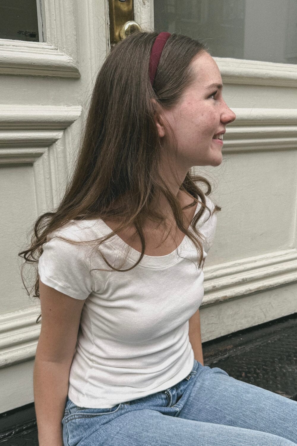 *TRADED* Wire headband from Brandy Melville ?? Light Camouflage Headband – Brandy Melville main image 4