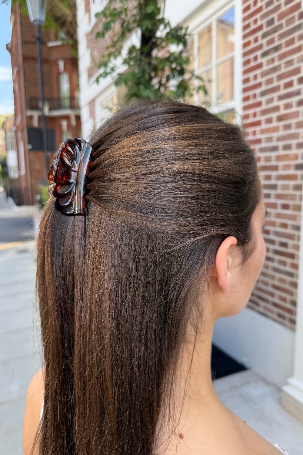 Hair Shell Clip | Dark Tortoise