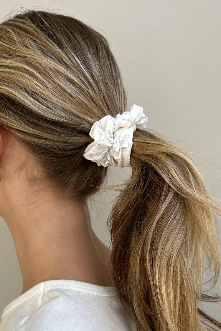 Teddy Beer Scrunchie | Teddy Light Blue