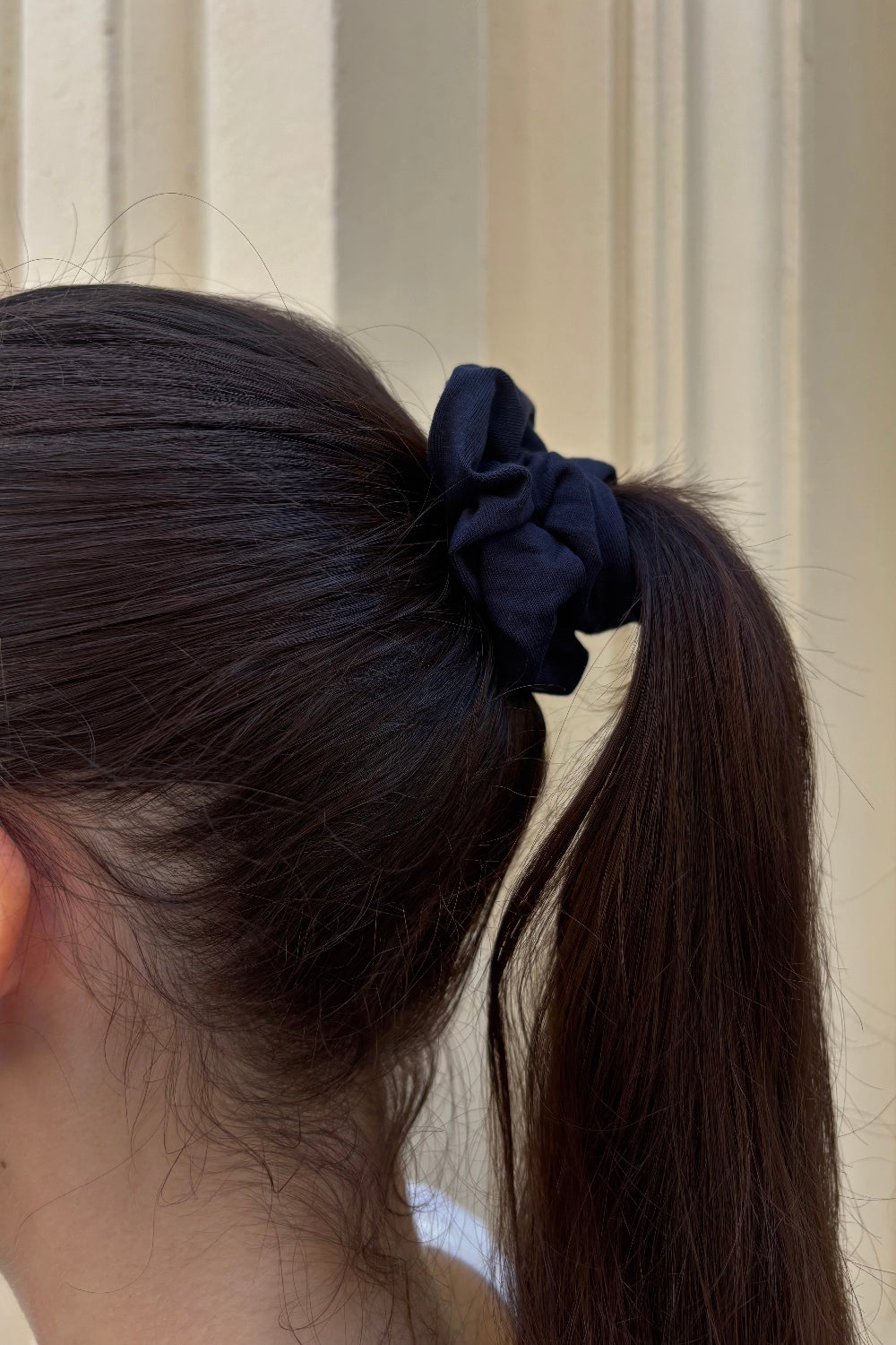 Basic Scrunchie | Dark Navy Blue