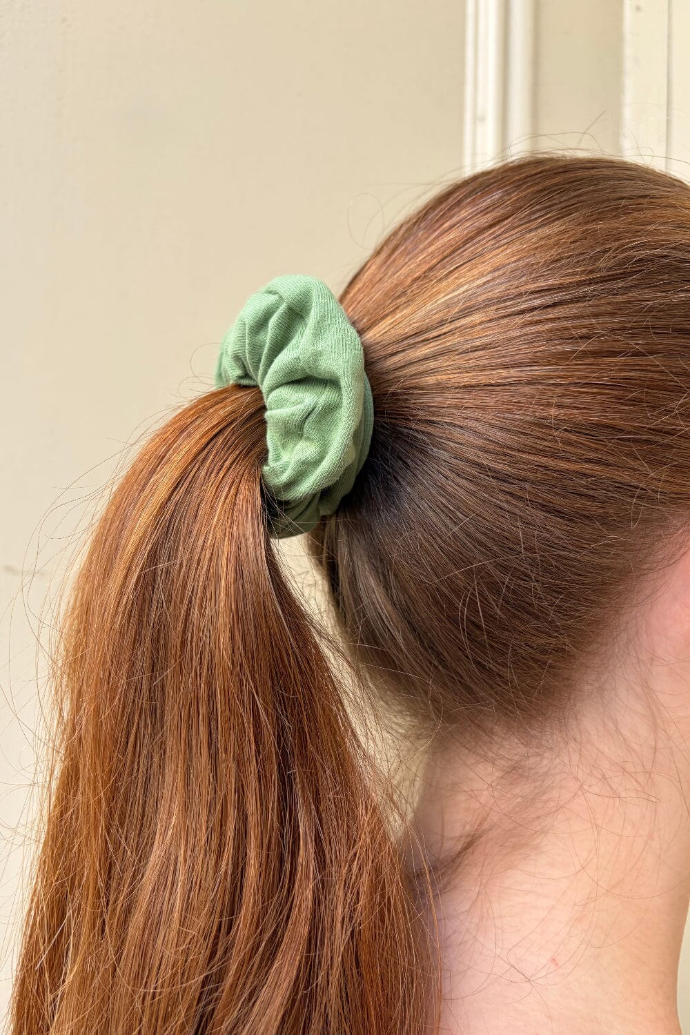 Basic Scrunchie | Light Olive Green