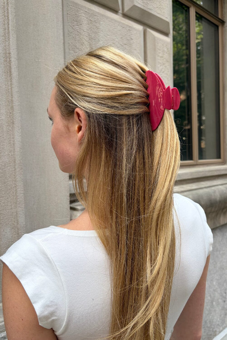 Hair Claw Clip | Red