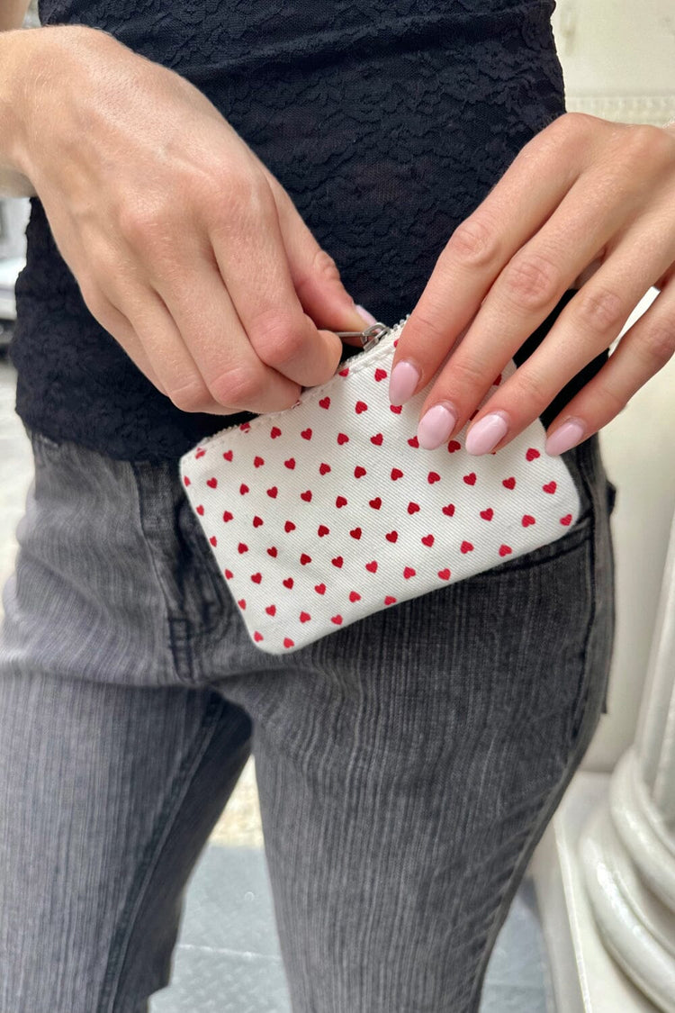 Heart Coin Purse | Red Hearts (Do Not Enable) OK