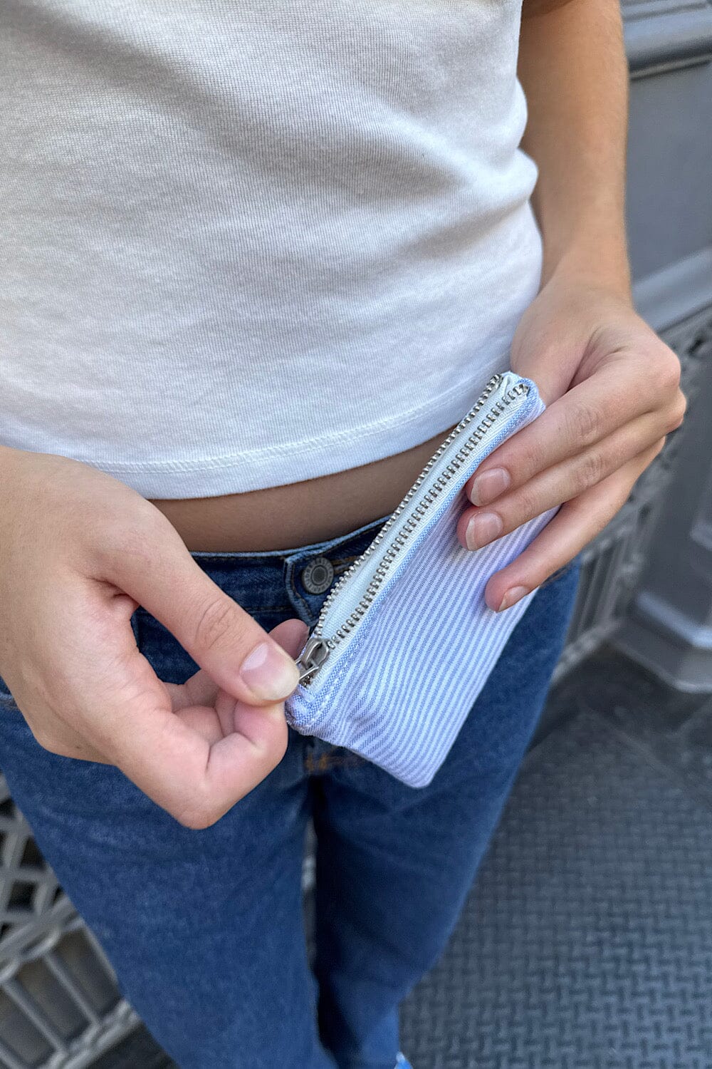 Striped Coin Purse