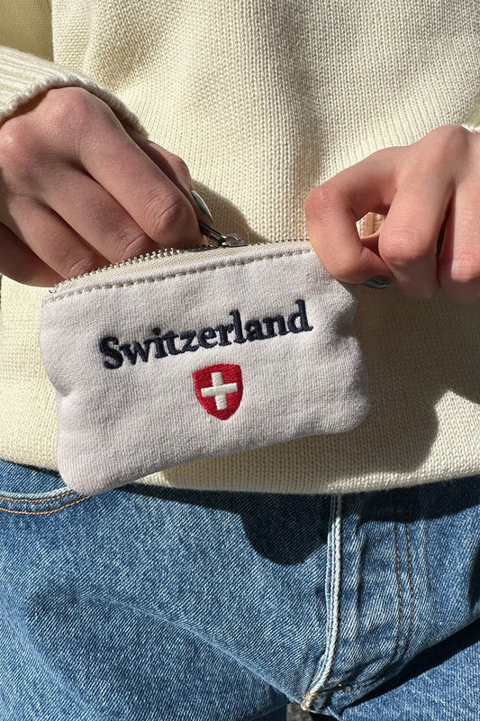 Switzerland Coin Purse | White