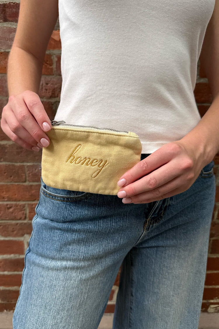 Honey Coin Purse | Pastel Yellow