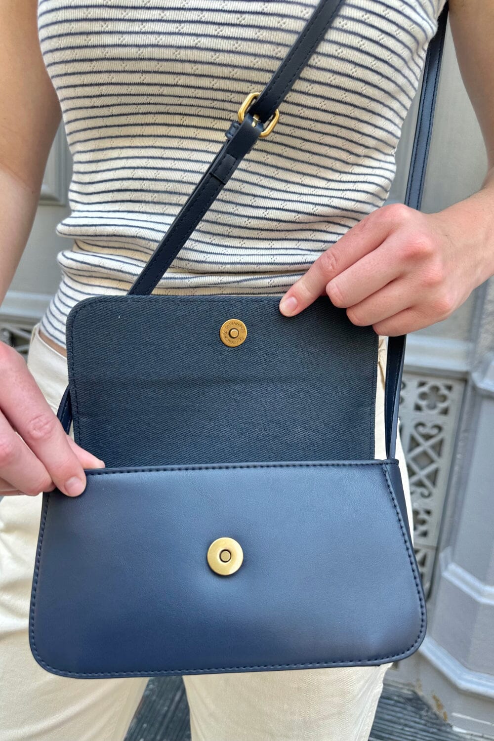 brandy melville navy mini backpack Sherpa Makeup Bag Insulated Bottle Pockets Brandy Melville Black Leather Mini