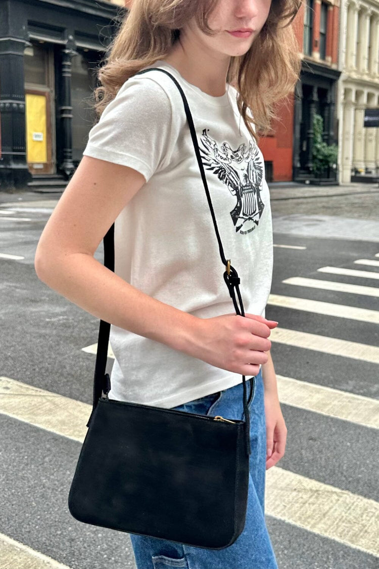 Black Suede Purse | Black