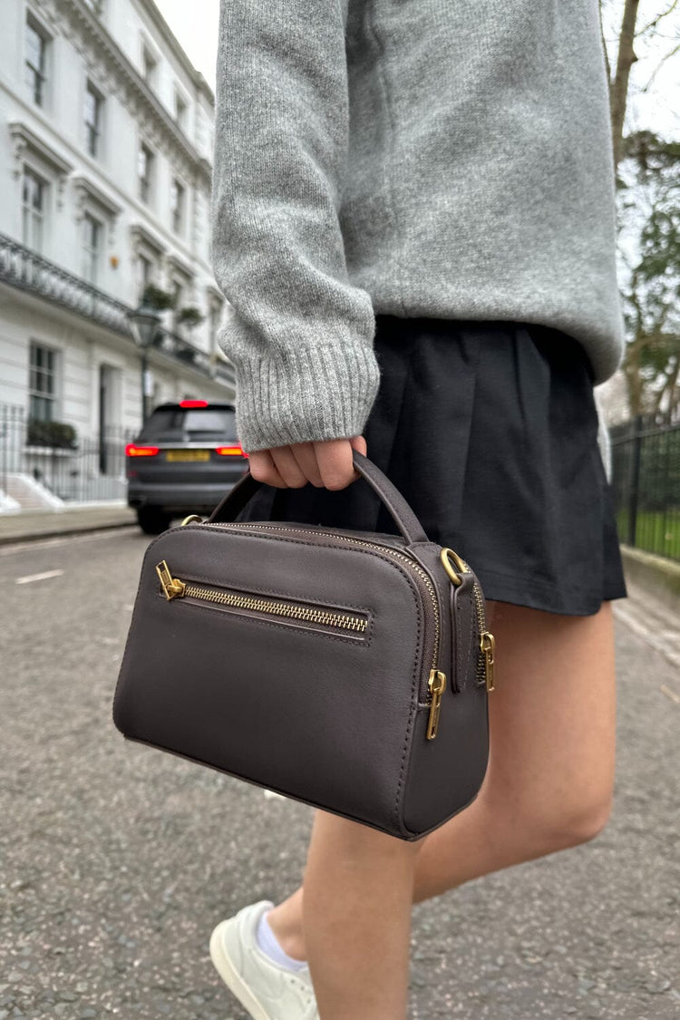 Mini Shoulder Bag | Dark Umber