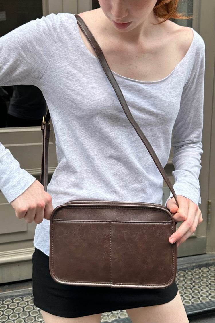 Brown Shoulder Bag – Brandy Melville