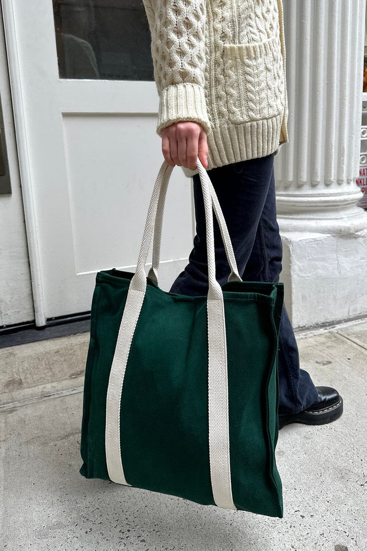 Green Tote Bag | Green