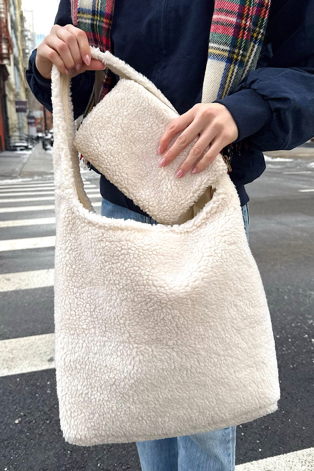 Sherpa Shoulder Bag | Ivory