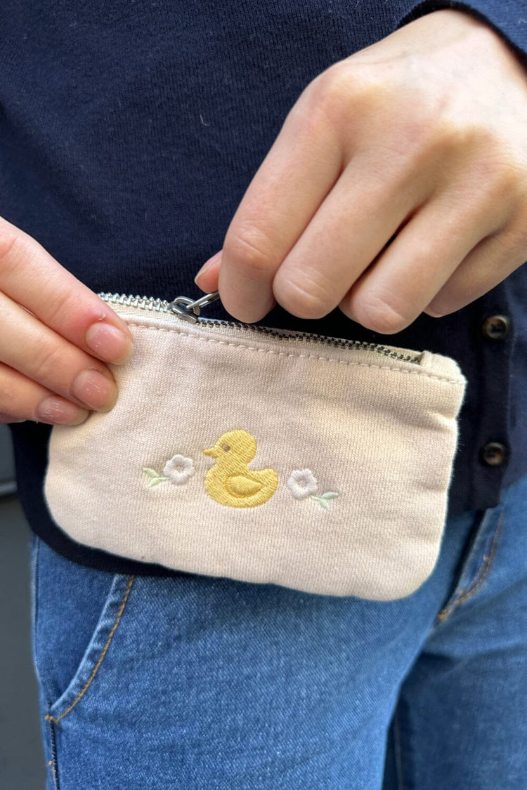 Duck Coin Purse | Pastel Pink