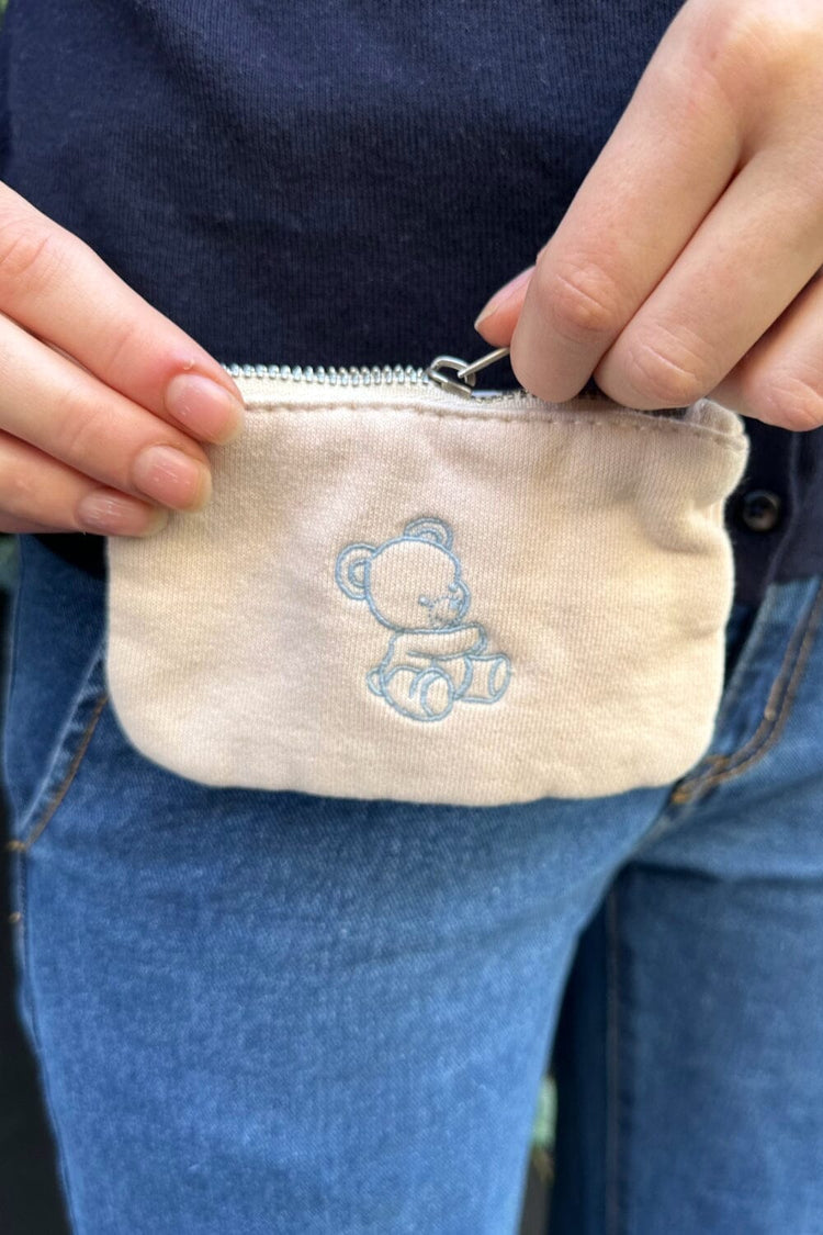 Teddy Bear Coin Purse | Ivory