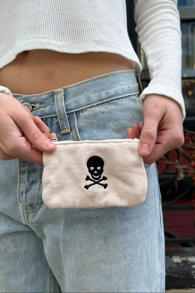 Skulls Coin Purse | Ivory