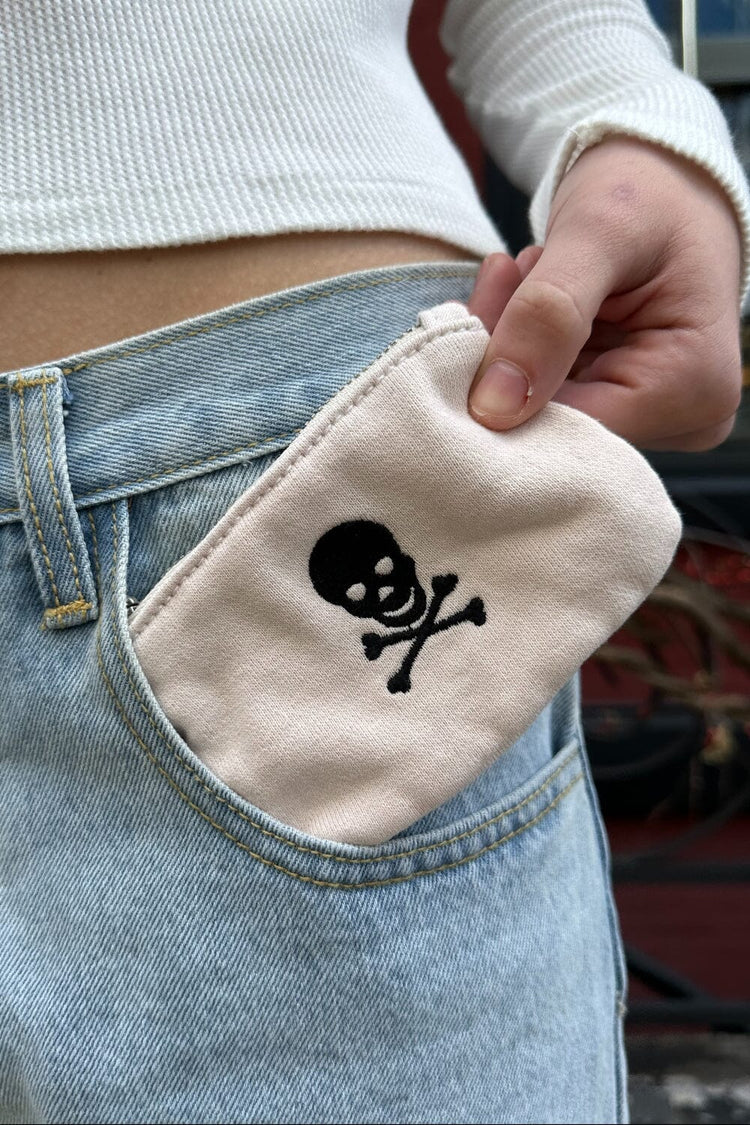 Skulls Coin Purse | Ivory