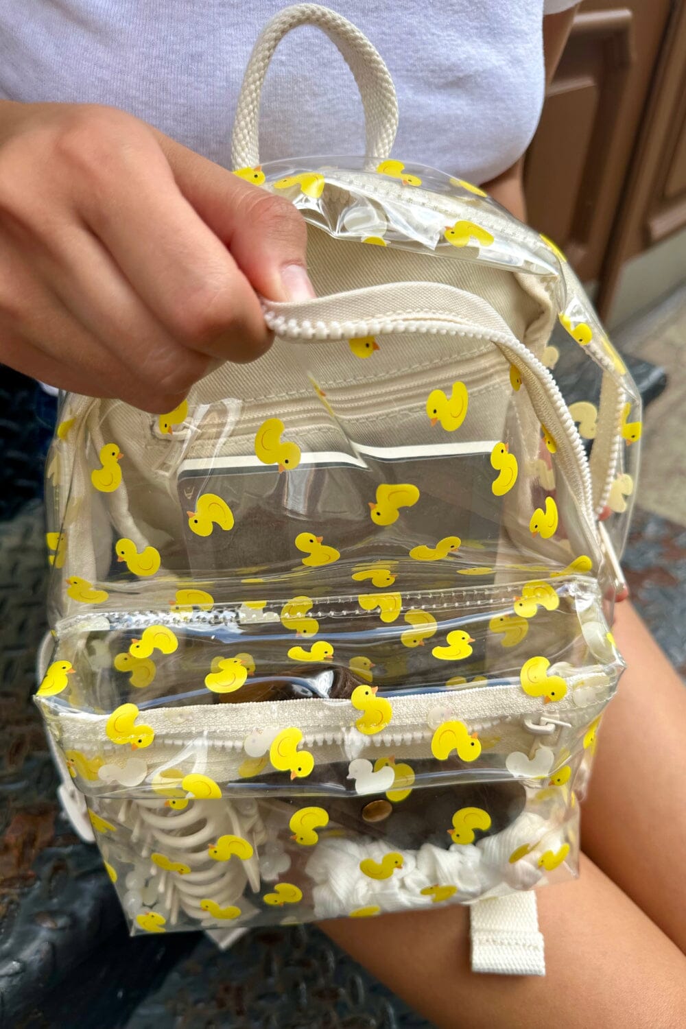 Duck Backpack | Clear