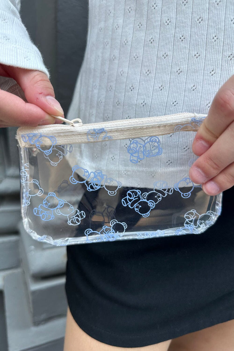 Teddy Bear Coin Purse | Clear