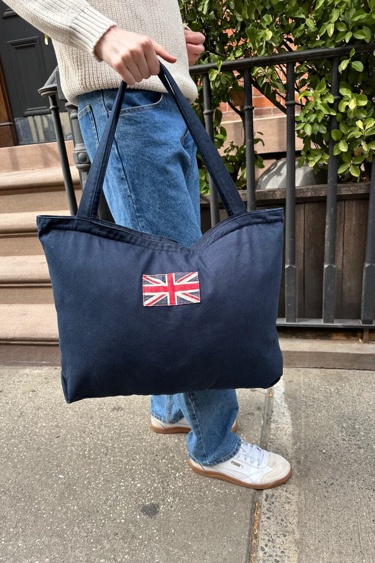 England Flag Tote Bag | Navy Blue