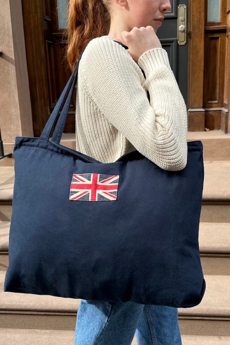 England Flag Tote Bag | Navy Blue