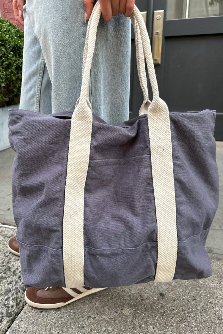 Large Tote Bag | Faded Blue