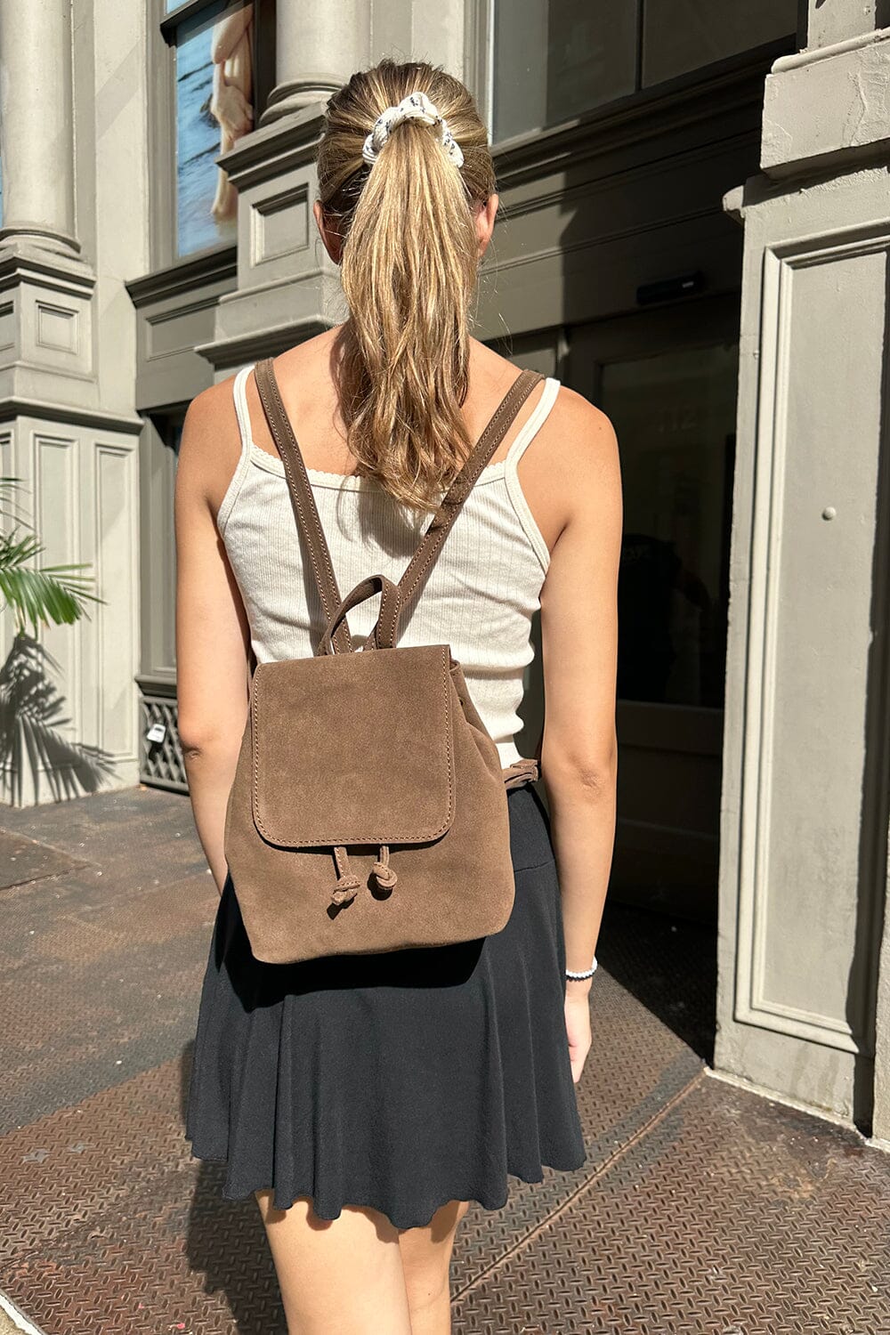 Leather Mini Backpack – Brandy Melville