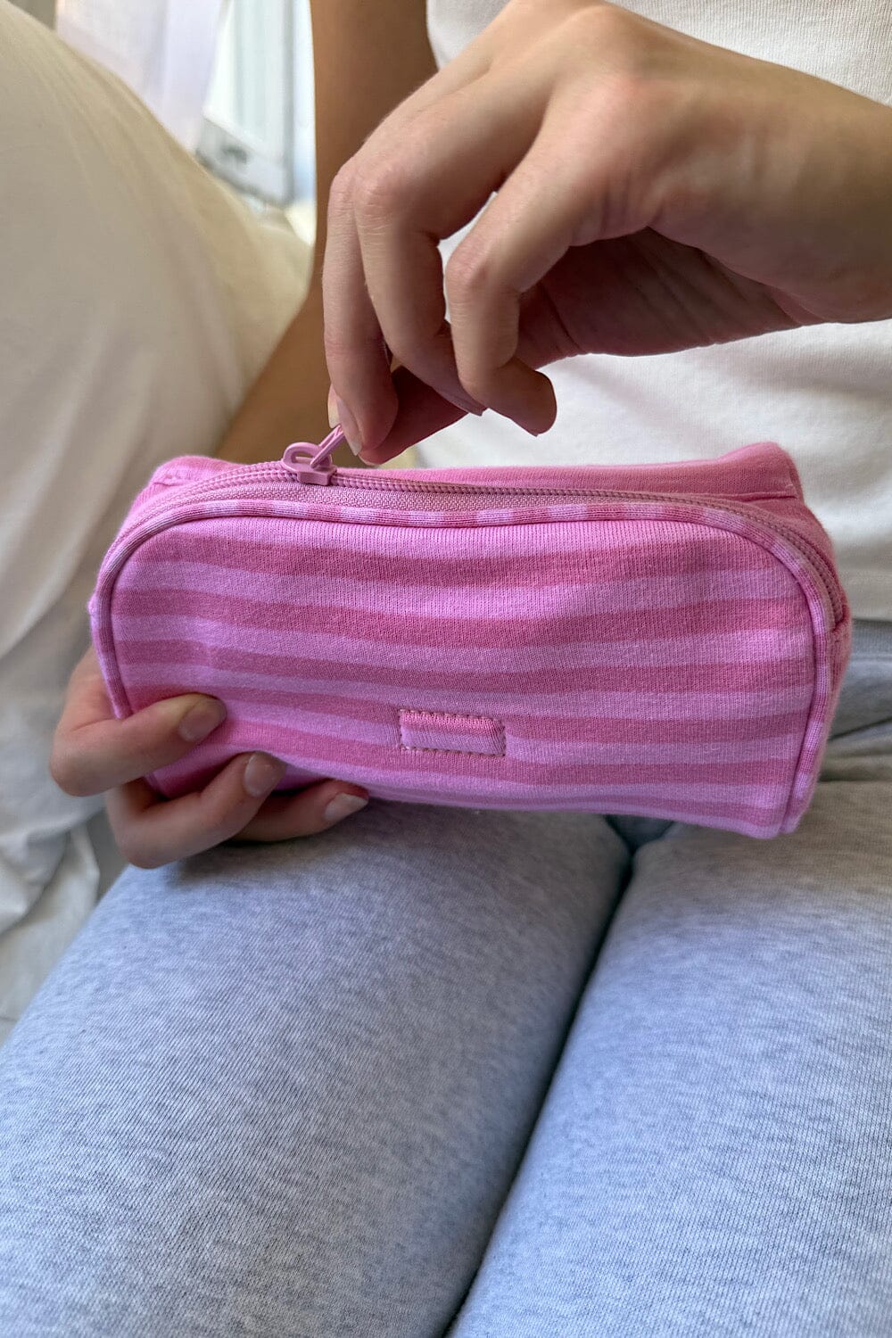 Stripes Makeup Bag