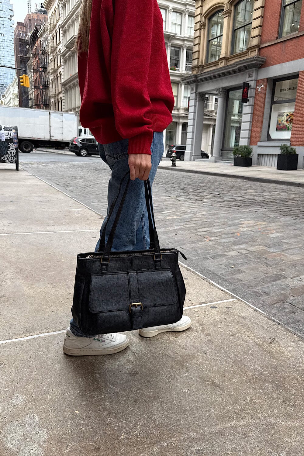 Leather Buckle Bag