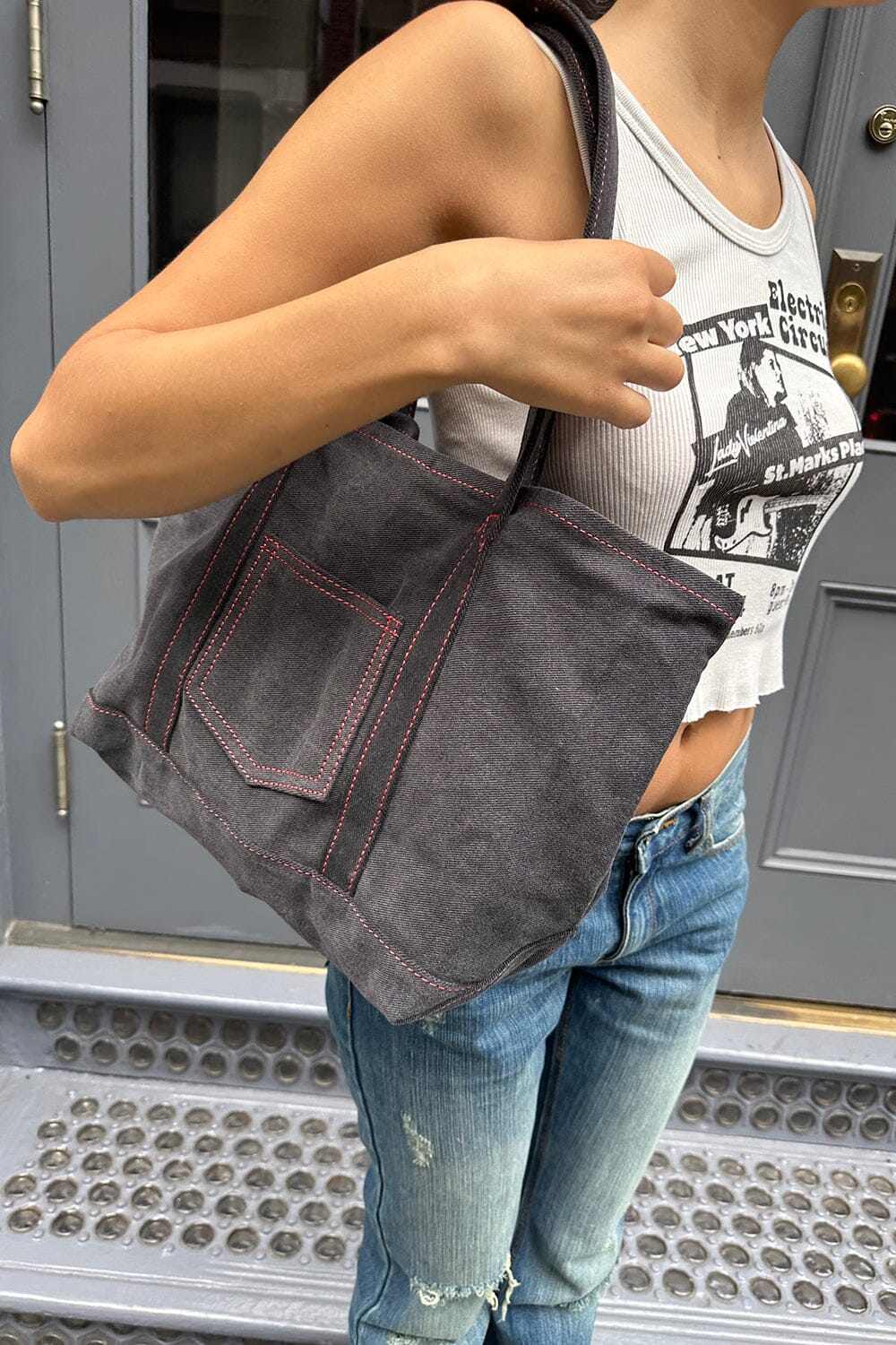 Denim Style Denim Tote Bag LC-ML Indigo - Shop braveryfield Handbags &  Totes - Pinkoi