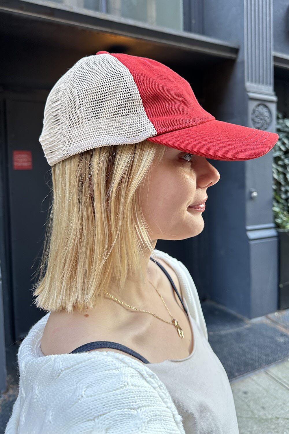 Katherine Mesh Cap | Red