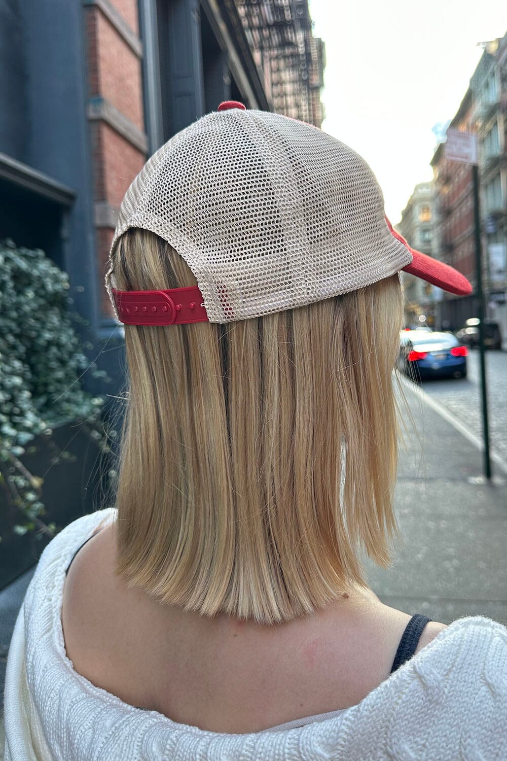 Katherine Mesh Cap | Red
