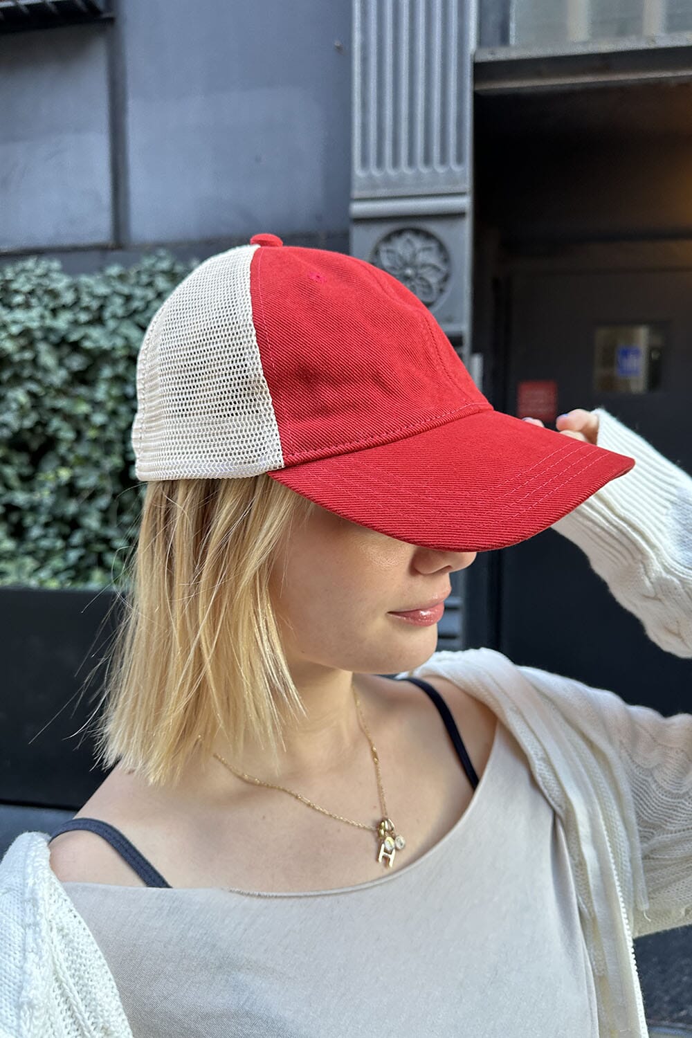 Katherine Mesh Cap | Red