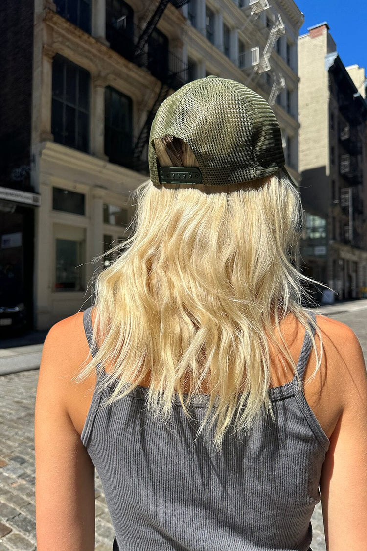 Katherine Mesh Cap | Olive