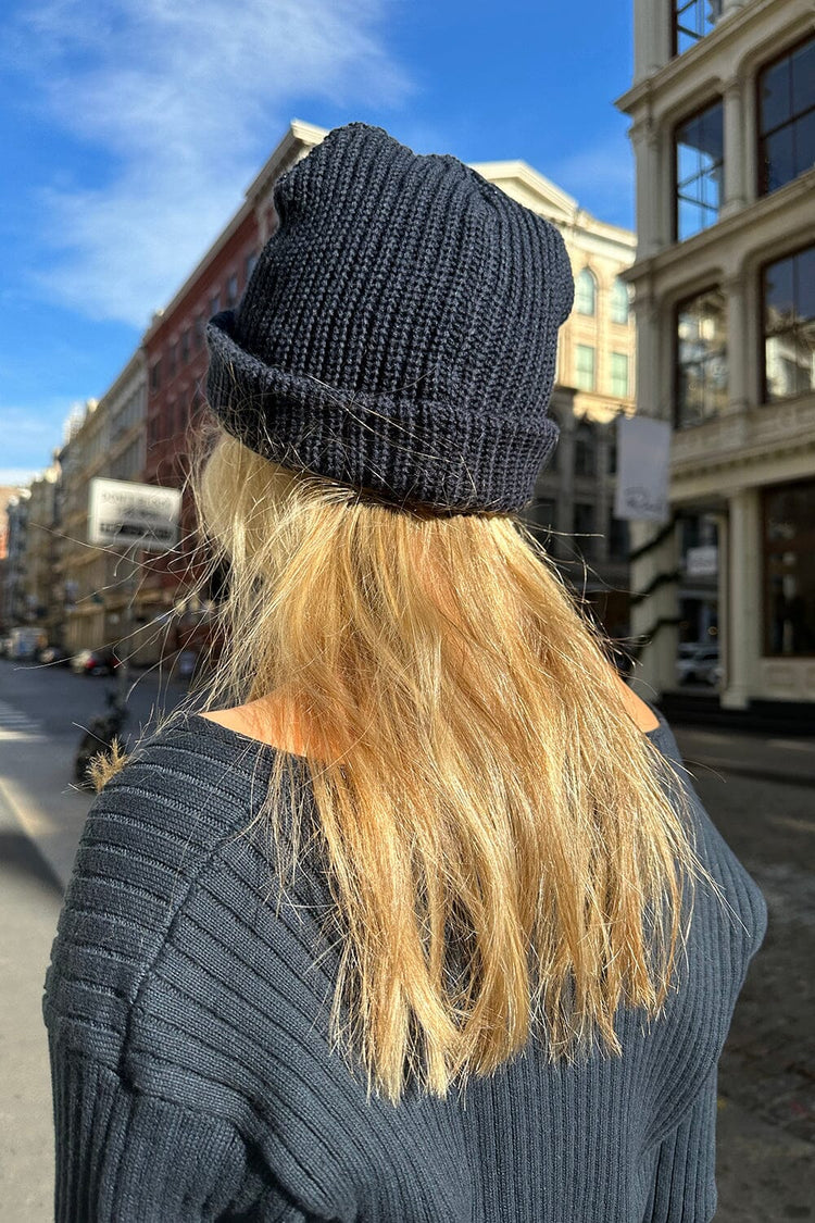 Knit Beanie | Navy Blue