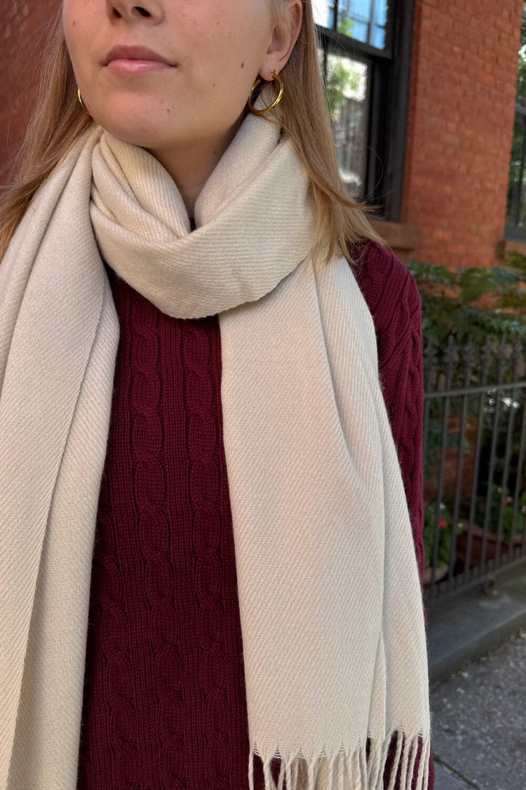 Tassel Scarf | Light Pink