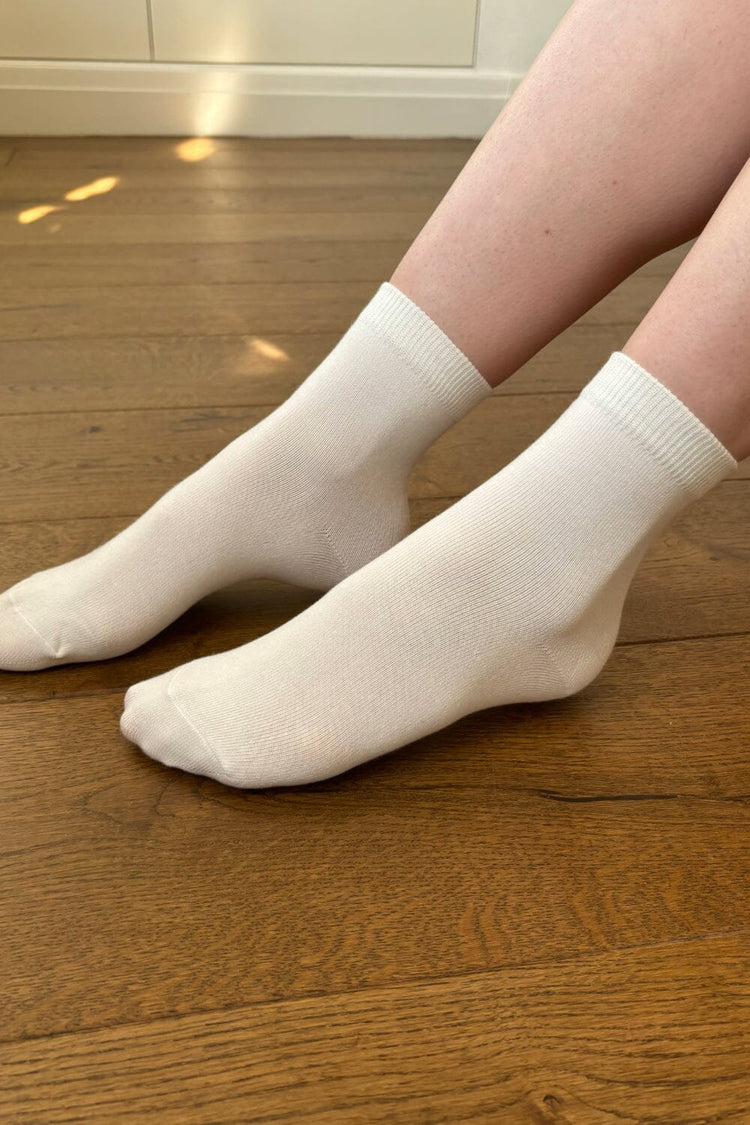 Basic Socks | Natural White