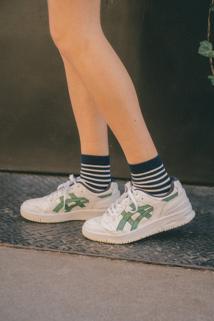 Striped Socks | Navy And White Stripes