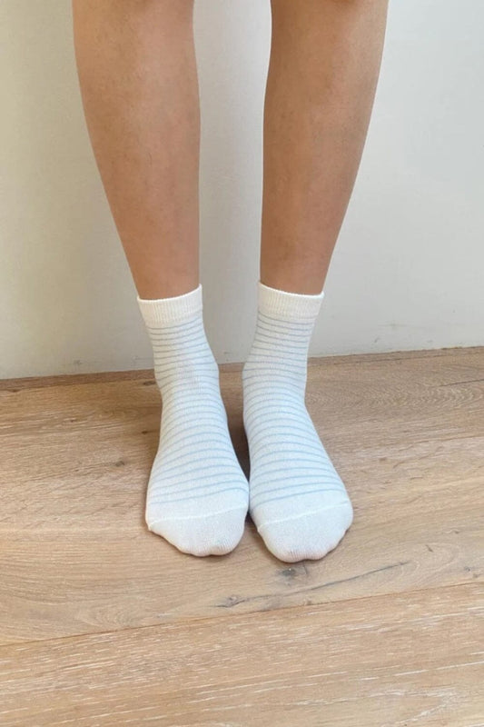 Light Blue and White Stripes