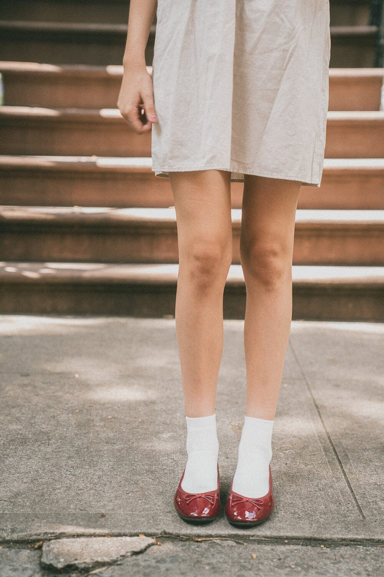 Basic Thick Socks | White