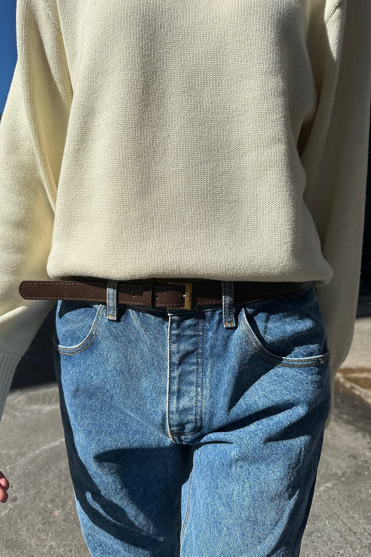 Thin Brown Belt | Brown