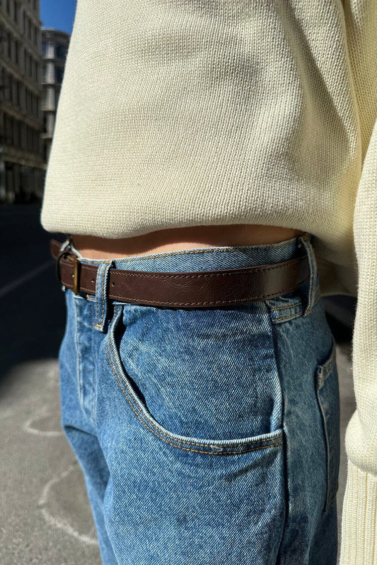 Thin Brown Belt | Brown