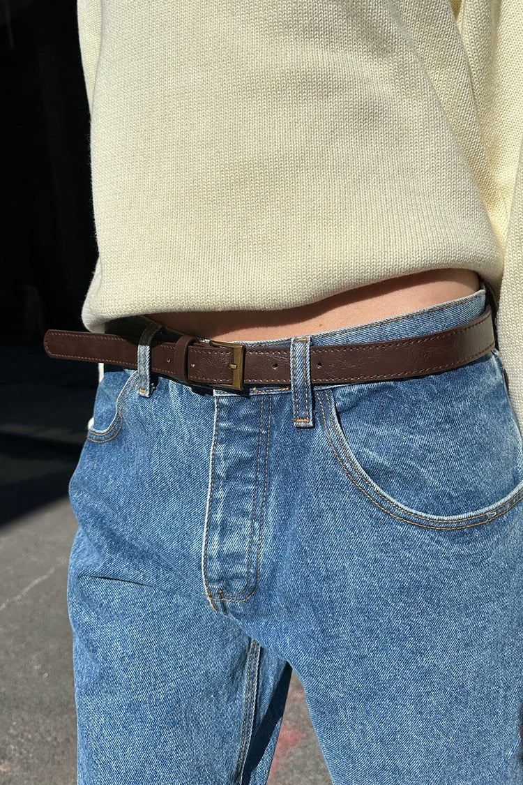 Thin Brown Belt | Brown