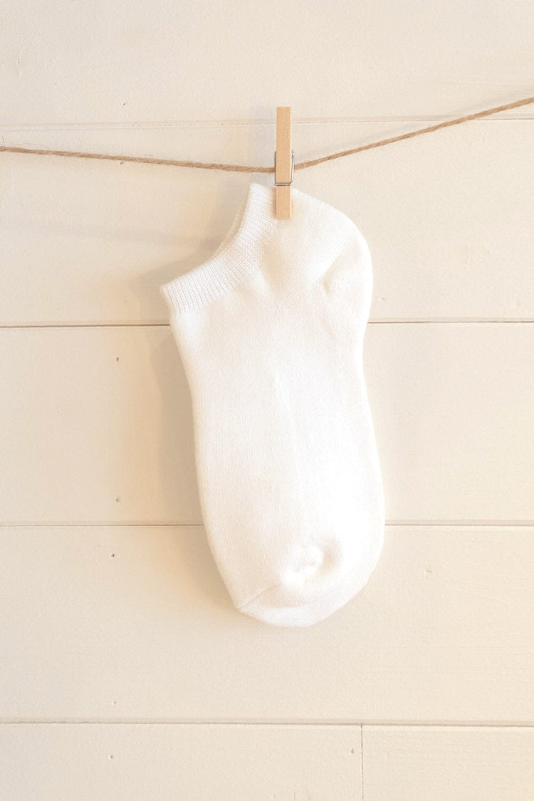 Basic Ankle Socks | Natural White