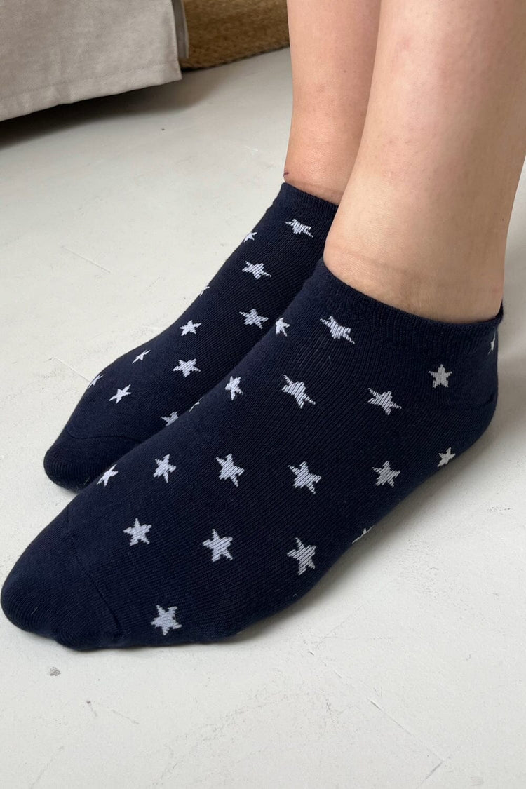 Stars Ankle Socks | Navy