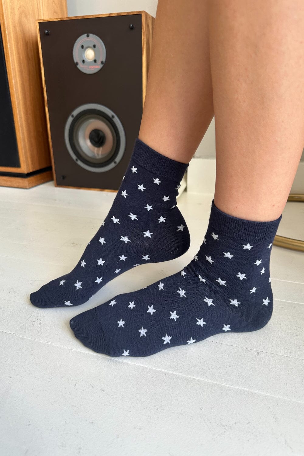 Navy with White Stars