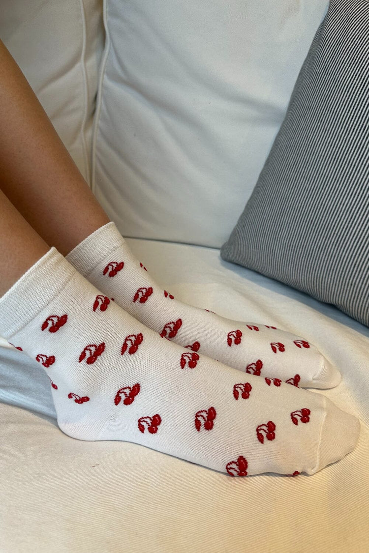 Cherries Socks | Red Cherries