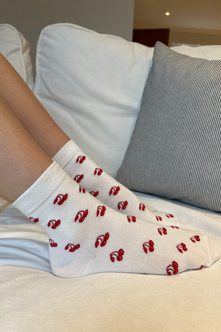 Cherries Socks | Red Cherries