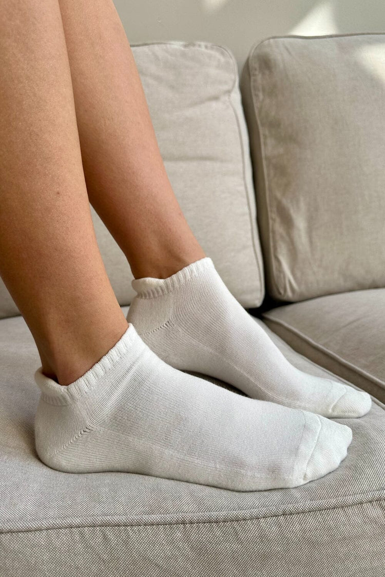 Basic Ankle Socks | Natural White