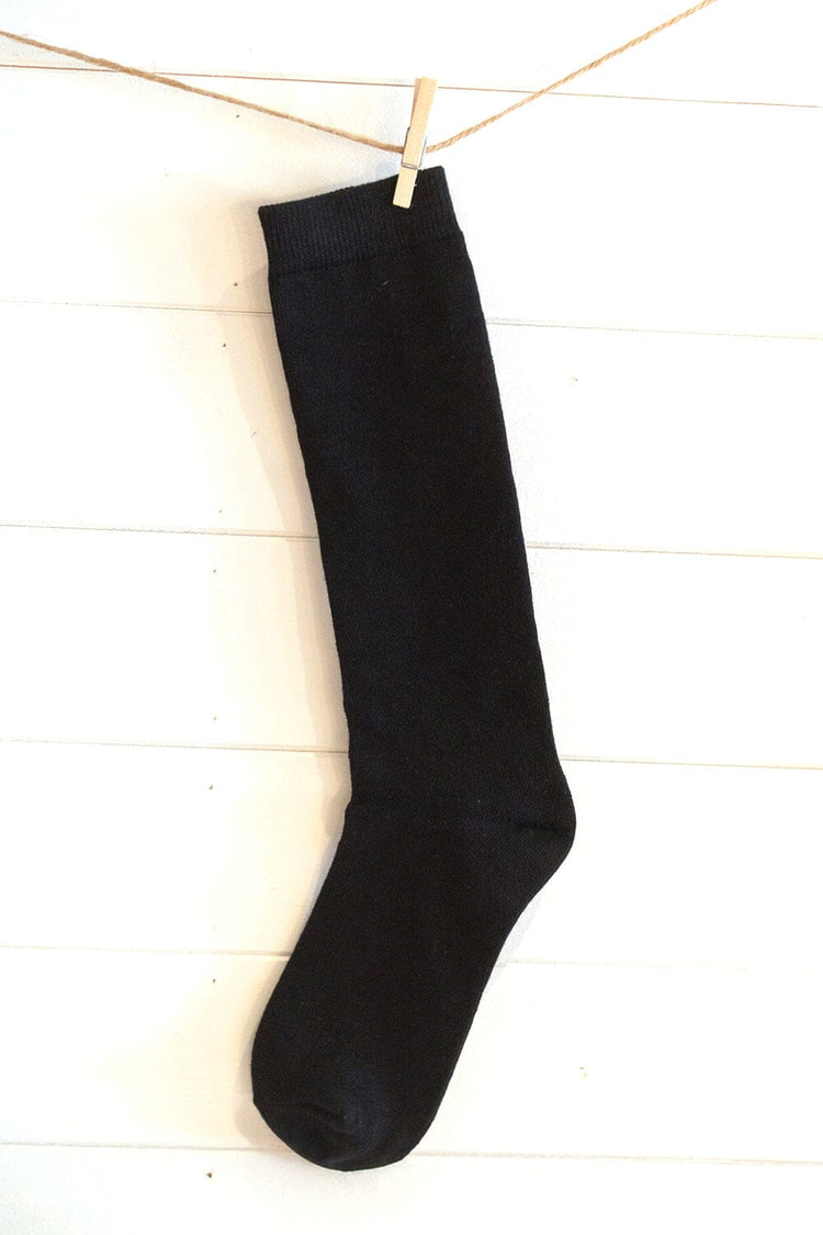 Black Long Socks | Black